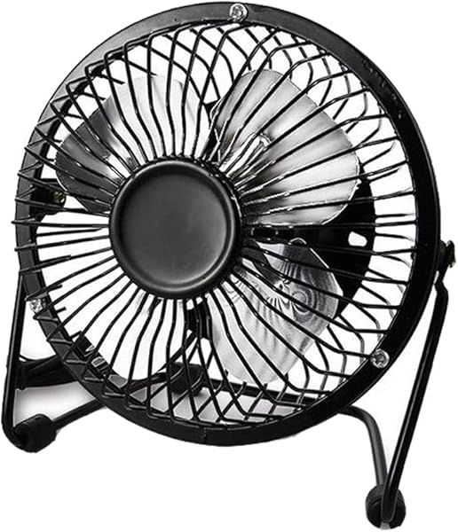 OBEV Masa Üstü USB Fan Soğutucu Vantilatör Klima - Metal Serinletici Mini Vantilatör - USB Girişli