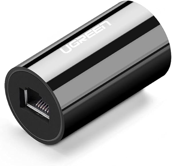 Ugreen RJ45 Ethernet Kablo Birleştirici Ara Aparat Siyah