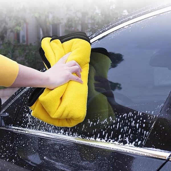 YunHan Oto Kurulama Bezi Araç Bez ve Sünger Mikrofiber Temizleme Yıkama Cam Araba Kurulama Temizlik Silme Bezleri Havlusu Pro