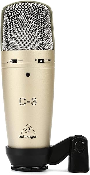Behringer C-3 Çift-Diyafram Stüdyo Condenser Mikrofon
