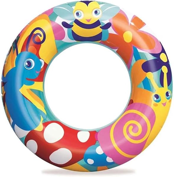 Bestway Deniz Hayvan Desenli Simit 56 cm 36013, Renkli