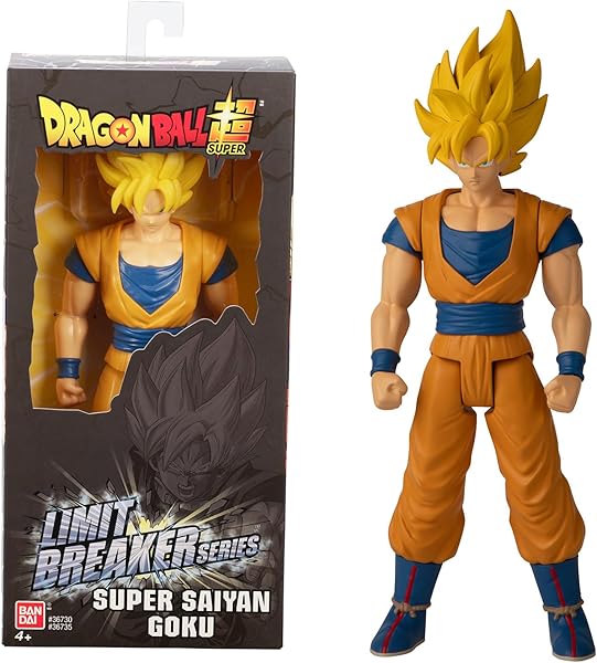 BANDAI, Super Saiyan Goku - 30 cm Dragon Ball Sınır Tanımaz Serisi Figürleri