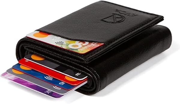 Av A Dos Erkek Vegan Deri Siyah Nakit Para Bölmeli Kızaklı Mekanizmalı Cüzdan Kartlık Hediyelik Cüzdan