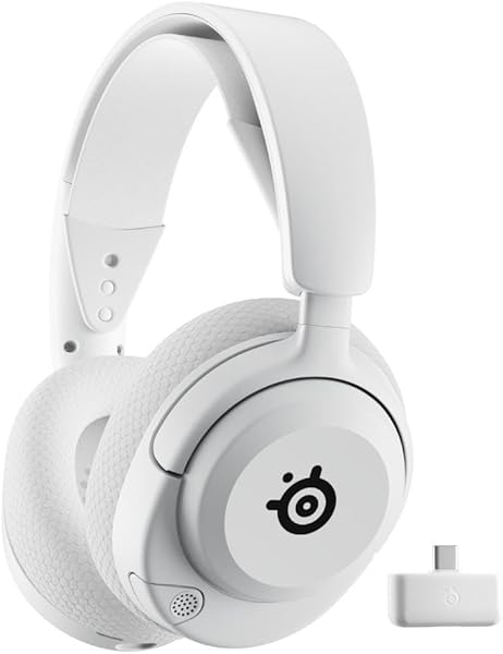 SteelSeries Arctis Nova 5 Wireless ve Bluetooth Kablosuz Oyuncu Kulaklığı Beyaz