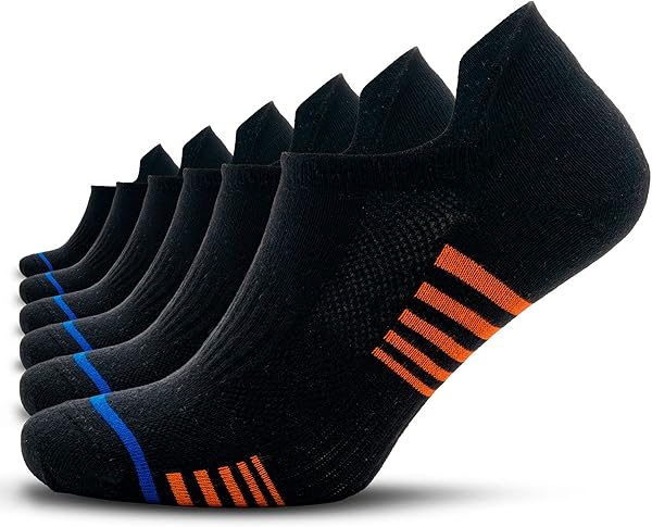 SONNORS 3-6 Çift Kadın ve Erkek Çorap - Organik Pamuk Patik Sneaker Spor Çorabı - Kısa Çorap Dikişsiz Rahat Kalıp - Beyaz Siy