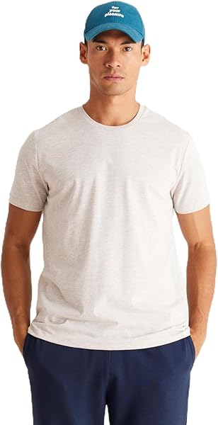 AC&Co/Altınyıldız Classics Slim Fit Dar Kesim%100 Pamuk Bisiklet Yaka Kısa Kollu Tişört