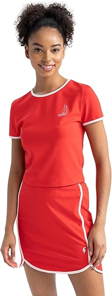 DeFacto DeFactoFit Crop Bisiklet Yaka Sporcu Kısa Kollu Tişört