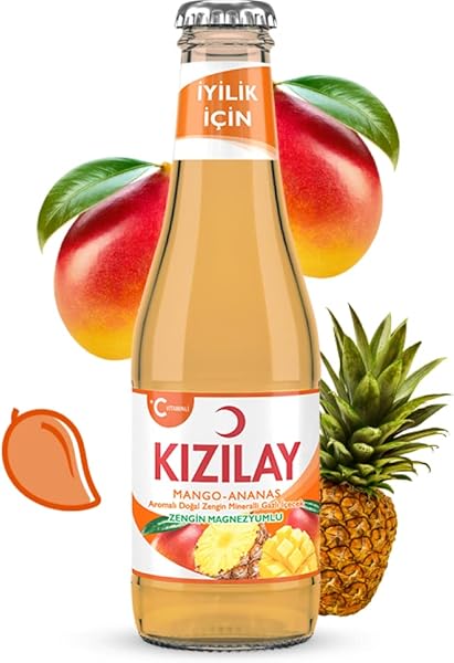 Kızılay Mango ve Ananas Aromalı Maden Suyu 200 ml x 24 Ad