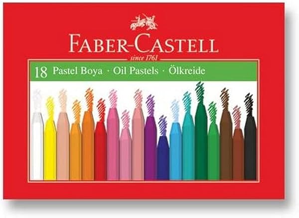 Faber-Castell Pastel Boya, 18 Renk, Yumuşak ve Canlı Renkler, Rahat Kullanım, Etkili Uygulama, Sanatsal ve Eğitsel Aktivitele
