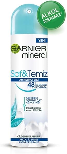 Garnier Mineral Saf & Temiz Deodorant 150 ml