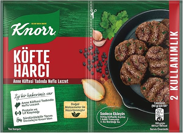 Knorr Köfte Harcı Anne Köftesi Tadında 2 Kullanımlık 82 g