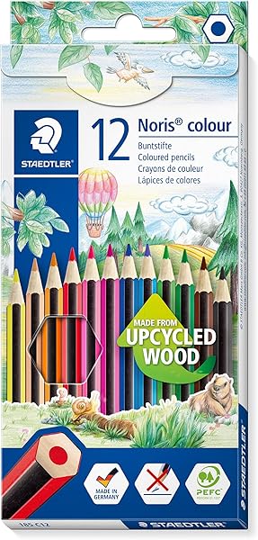 Staedtler 185 C12 Noris Color Wopex Kuru Boya 12'li