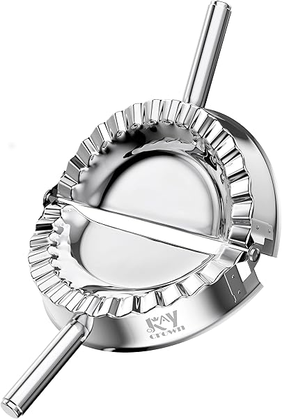 KAYCROWN Paslanmaz Çelik Mantı Şekli Empanada Pres Pierogi Börek Makinesi Sarıcı Pasta Hamur Kesici Mutfak Aksesuarları, X-la