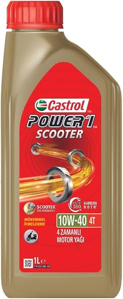 Castrol POWER1 Scooter 4T 10W-40 1 Litre Motosiklet Yağı