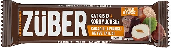 Züber Fındık ve Kakaolu Meyve Tatlısı (12 x 40gr)