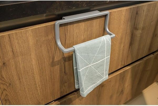 Primanova Mutfak Banyo Havlu Askısı-Gri M-B30-07