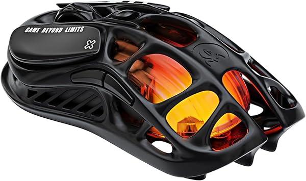 GravaStar Mercury M2 Oyun Faresi - 26.000 DPI Optik Sensörlü MMO Bilgisayar Oyun Faresi - 78g Hafif İçi Boş Tasarım - 5 Progr