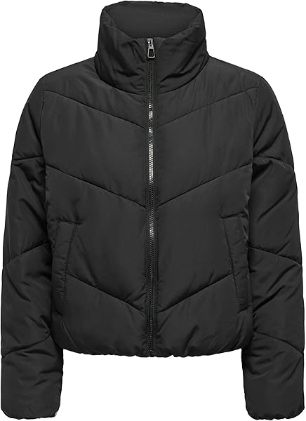 ONLY Onlmaggi Life Solid Puffer Cc Otw Pufferjacket Kadınlar