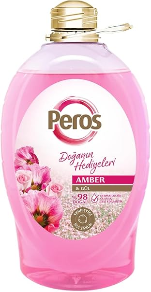 Peros Doğanın Hediyeleri Amber & Gül Sıvı Sabun 3000 G