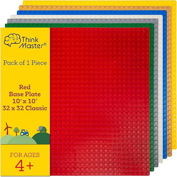 thinkmaster Tüm Markalar ile Uyumlu Klasik Zemin Plakası (Kırmızı)