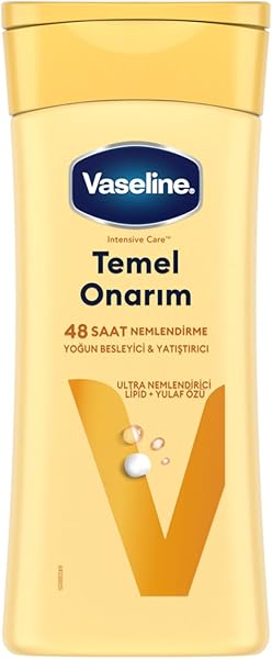 Vaseline Vücut Losyonu Temel Onarım Kuru Ciltler İçin 200 ml