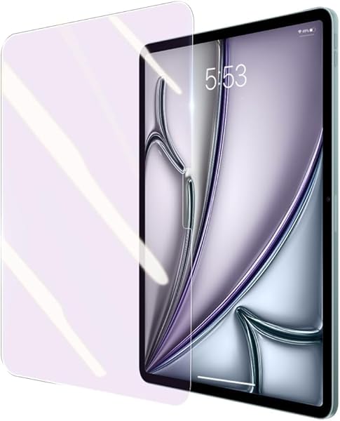 iPad Air 11 Inç 6. Nesil 2024 Uyumlu Temperli Cam Ekran Koruyucu Kırılmaz Cam Korumalı Gönderim… (iPad Air 11 Inç 6. Nesil 20