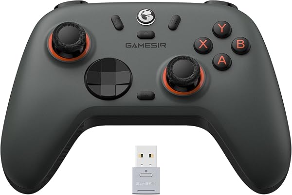 GameSir Nova 2 Lite kablosuz kontrol cihazı, Hall efektli Joysticks & Triggers, 2.4G & Wired 1000 Hz polling rate, makro back
