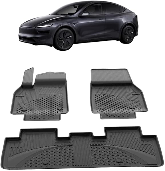 Sahler Tesla Model Y Juniper 2025+ ile Uyumlu 4.5D PRO Premium Oto Havuzlu Paspas