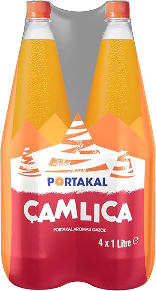 Çamlıca Portakal Aromalı Gazoz 4x1 L