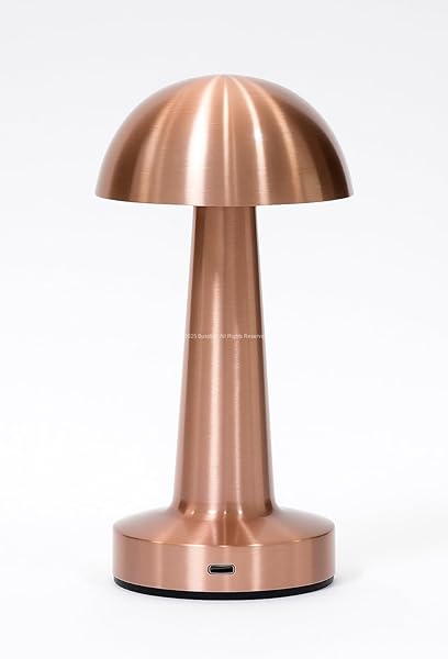 Busstier Mantar Şekilli Masa Lambası 3 Fonksiyonlu Şarjlı Led Aydınlatma Dokunmatik Kontrol Dekoratif Gece Lambası Yatak Odas