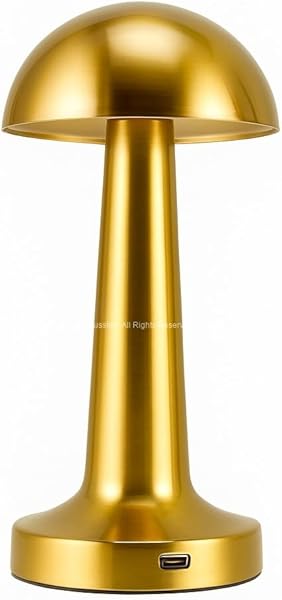 Busstier Mantar Şekilli Masa Lambası 3 Fonksiyonlu Şarjlı Led Aydınlatma Dokunmatik Kontrol Dekoratif Gece Lambası Yatak Odas