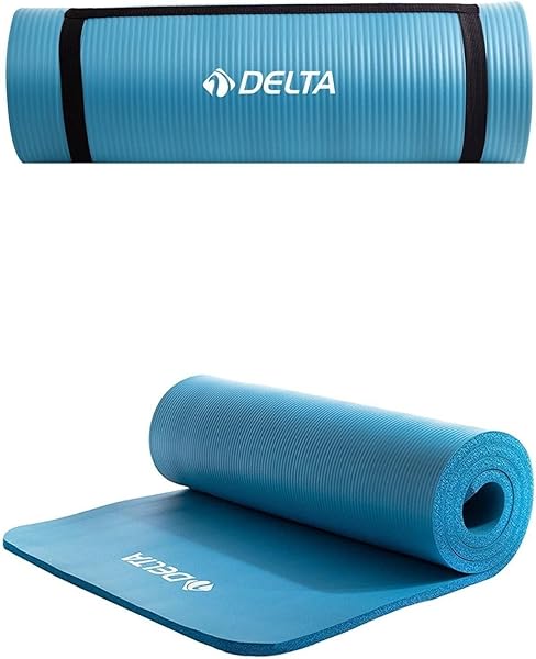 Delta Konfor Zemin 15 MM Taşıma Askılı Pilates Minderi Yoga Matı, Lila, 15 MM