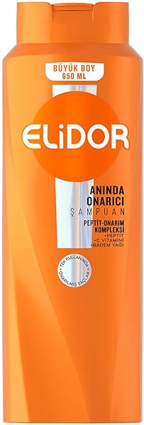 Elidor Saç Bakım Şampuanı, Anında Onarıcı, 650 ml
