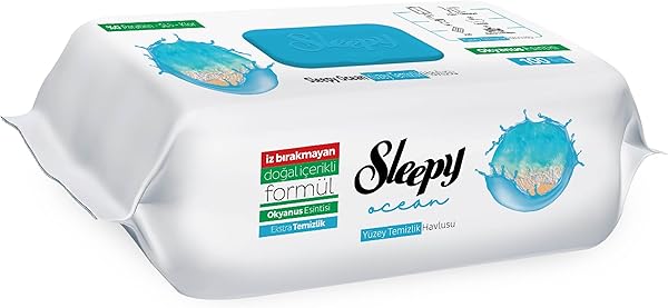 Sleepy Ocean Yüzey Temizlik Havlusu&Mendili Okyanus Ferahlığı 100 Yaprak