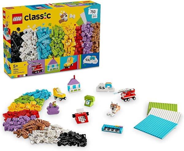LEGO Classic Yaratıcı Yapım ve Oyun Kutusu 11044 – 5 Yaş ve Üzeri Kız ve Erkek Çocuklar için Renkli Yapılabilir Oyuncak Seti,