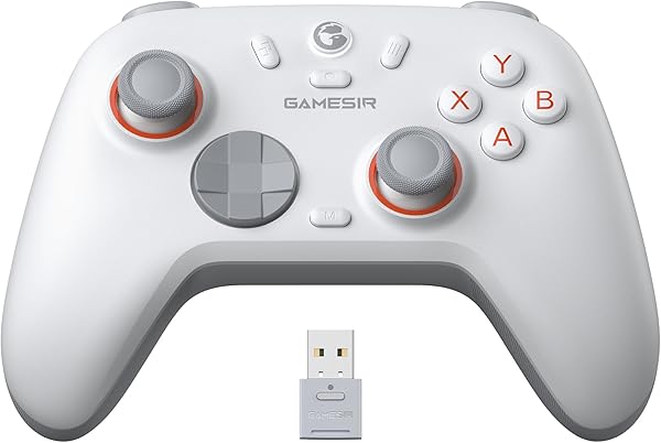 GameSir Nova 2 Lite kablosuz kontrol cihazı, Hall efektli Joysticks & Triggers, 2.4G & Wired 1000 Hz polling rate, Macro Back
