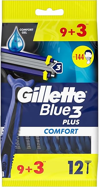 Gillette Blue3 Comfort Kullan At Erkek Tıraş Bıçağı 9+3 Adet