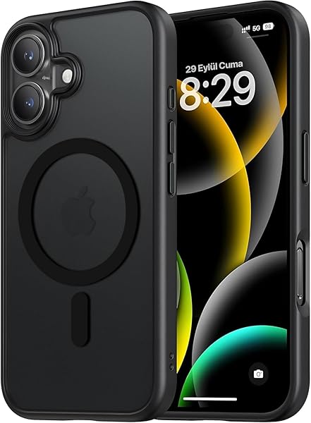 Minesk iPhone 16 için Magsafe ile Uyumlu Fusion Mat Serisi Kaliteli Orijinal Versiyon Kılıf Metal Tuş Takımı ve Ultra Güçlü G