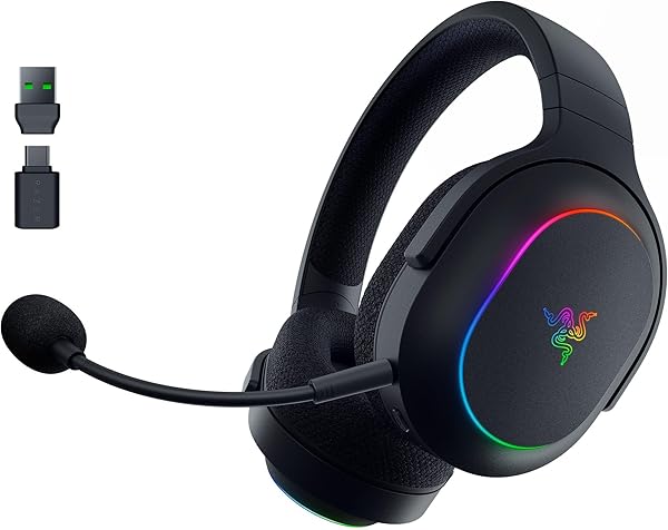 Razer Barracuda X Chroma - 6 Bölge Chroma RGB ile Kablosuz Çok Platformlu Oyun Kulaklığı (SmartSwitch Hyperspeed & Bluetooth,
