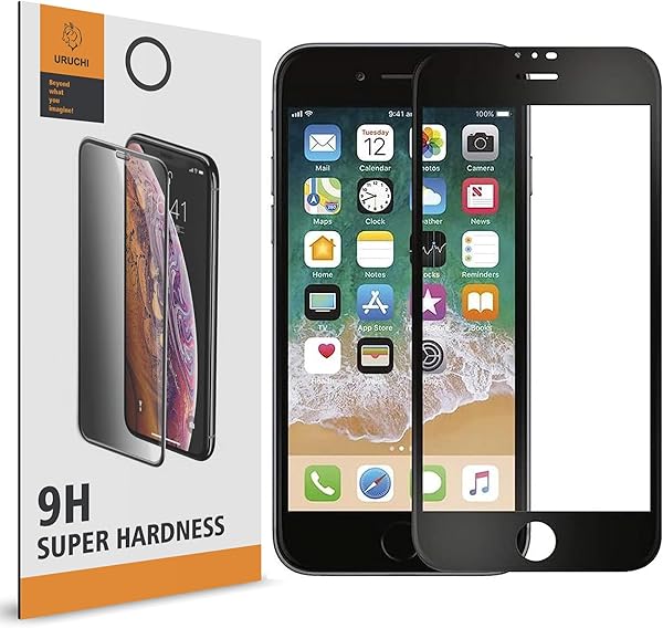 URUCHI iPhone SE Anti-Statik Ekran Koruyucu, HD Tam Kapsamlı Ekran Kapağı Cam Filmi