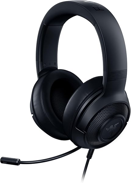 Razer Kraken X Lite - Ultra Hafif Oyun Kulaklığı Surround Ses - Hafif Alüminyum Çerçeve - Bükülebilir Kardioid Mikrofon - PC,