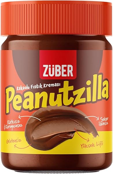 Züber Peanutzilla Kakaolu Fıstık Kreması