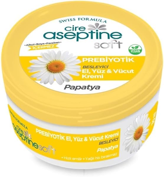 CİRE ASEPTİNE Soft Prebiyotik Papatya El, Yüz ve Vücut Kremi 30 ml
