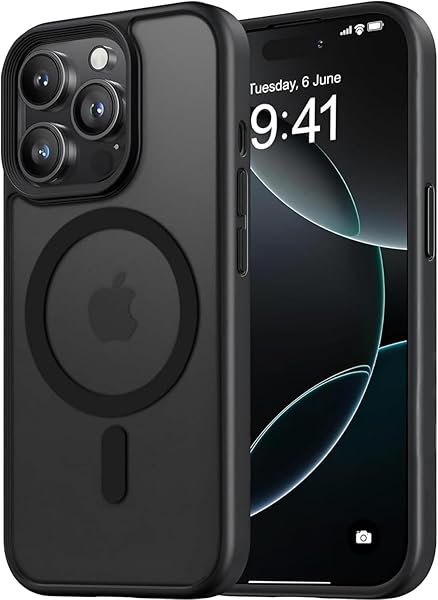 Minesk iPhone 14 Pro için Magsafe ile Uyumlu Fusion Mat Serisi Kaliteli Orijinal Versiyon Kılıf Metal Tuş Takımı ve Ultra Güç