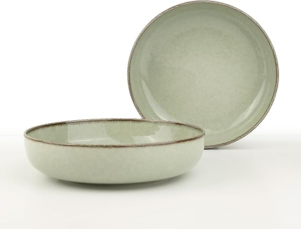 Kütahya Porselen Moderna 2 li 20 Cm Kase Yeşil