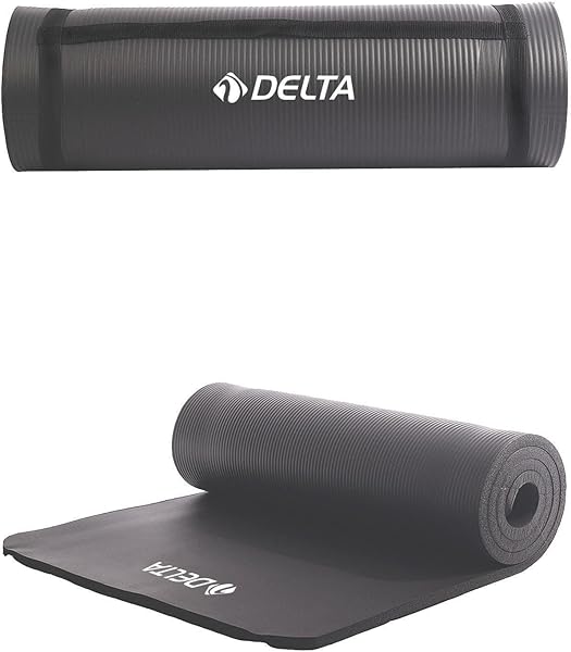 Delta Konfor Zemin 15 MM Taşıma Askılı Pilates Minderi Yoga Matı, Lila, 15 MM