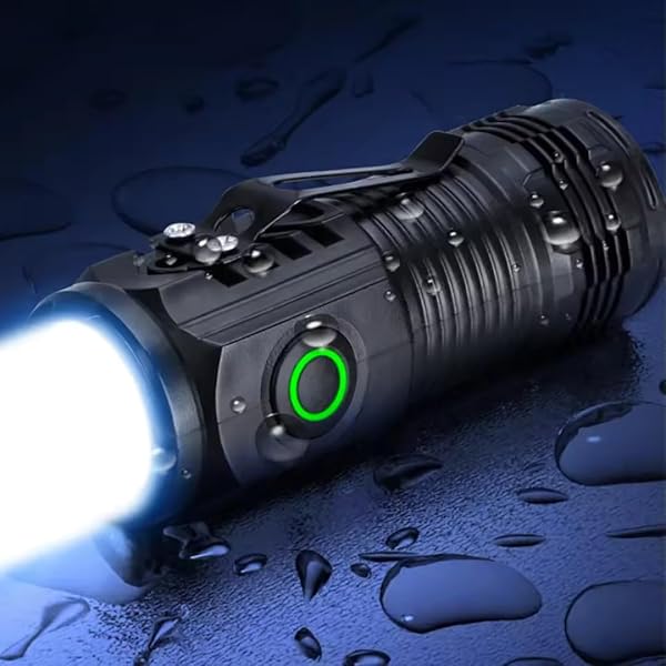 El Feneri Led USB ŞARJLI-Ultra Güçlü Parlak Mini Boy El Feneri [Enerji Sınıfı A++]Ortam Lambası Deprem,Polis,Jandarma,Zabıta,