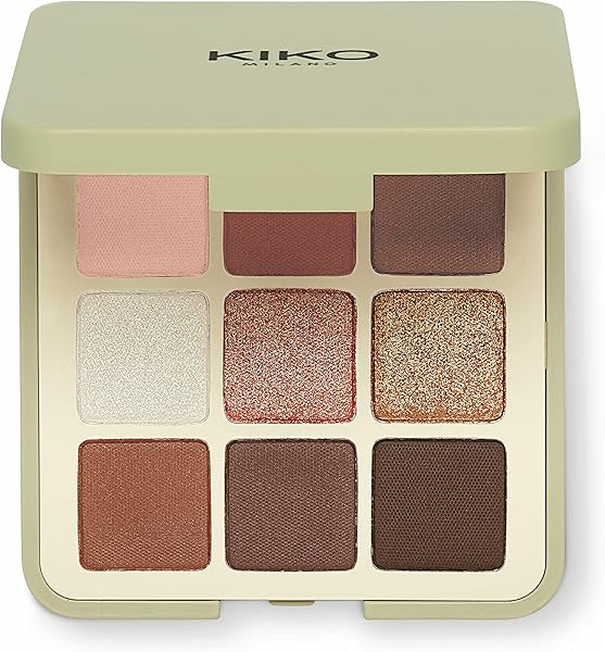 Kiko Milano 9'LU FAR PALETİ - NEW GREEN ME EYESHADOW PALETTE 101 COOL SPİCE (101 Cool Spice)