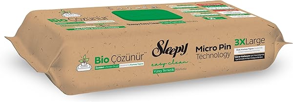 Sleepy Bio Çözünür Yüzey Temizlik Havlusu&Mendili Çay Ağacı&Misket Limonu 6x50 (300 Yaprak)