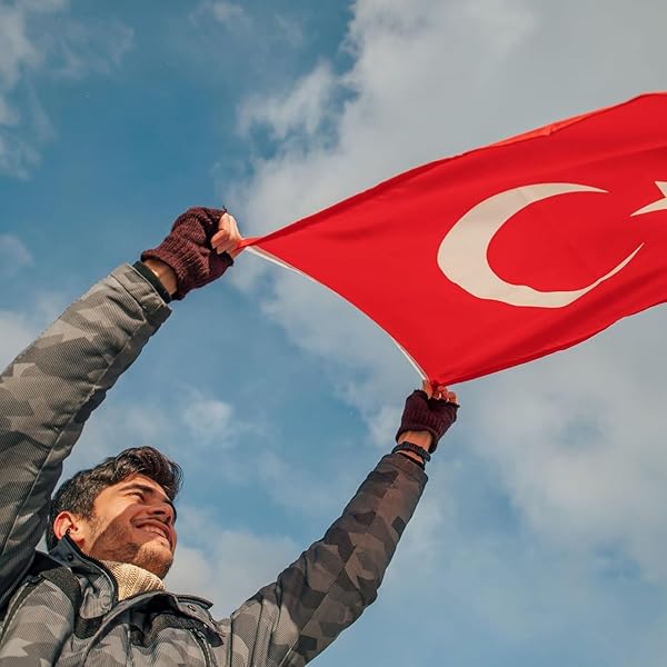 Premium Türk Bayrağı (200X300CM) - Nefes Alabilir 125gr Rashel Kumaş, Çift Dikişli, Sağlam Kulplu, UV ve Solmaya Karşı Dayanı